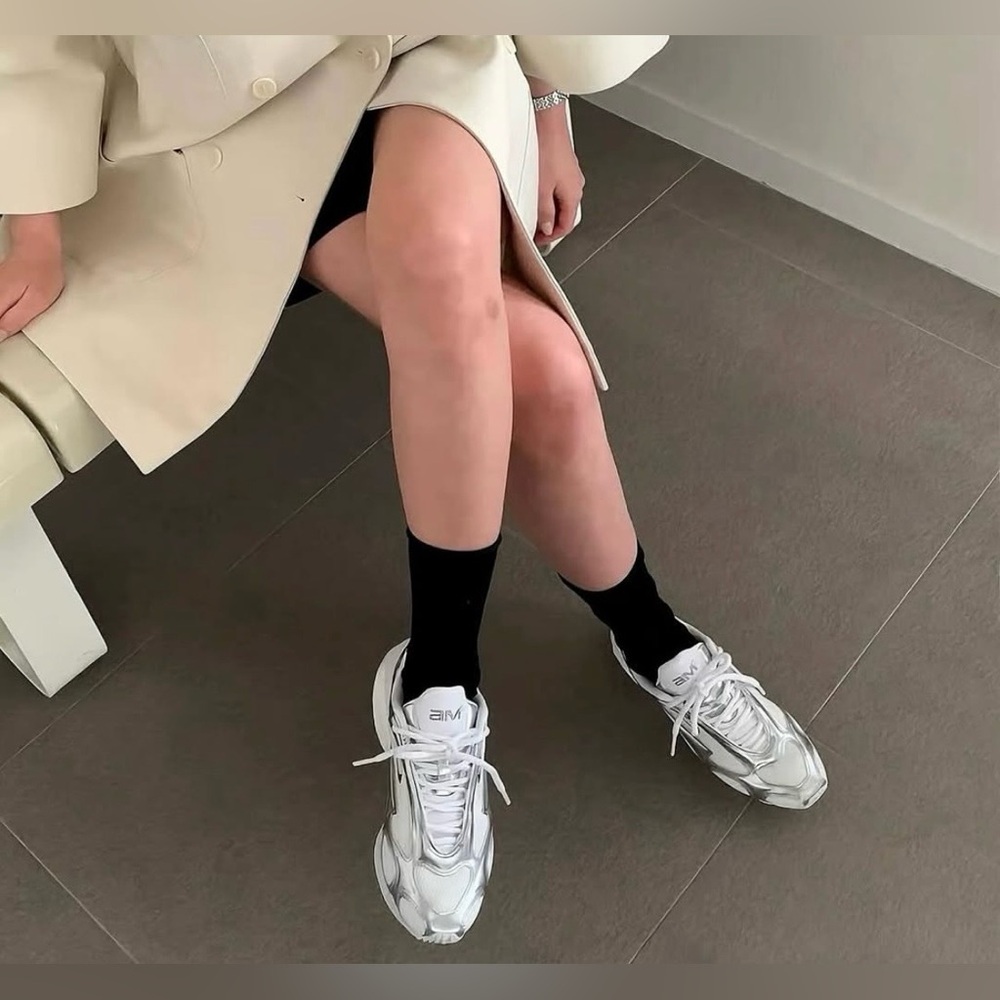 Nike 🔥 Air Max Muse Y2K Runner White Metallic Silver Shoes FV1920-100 NEW - Picture 4 of 13